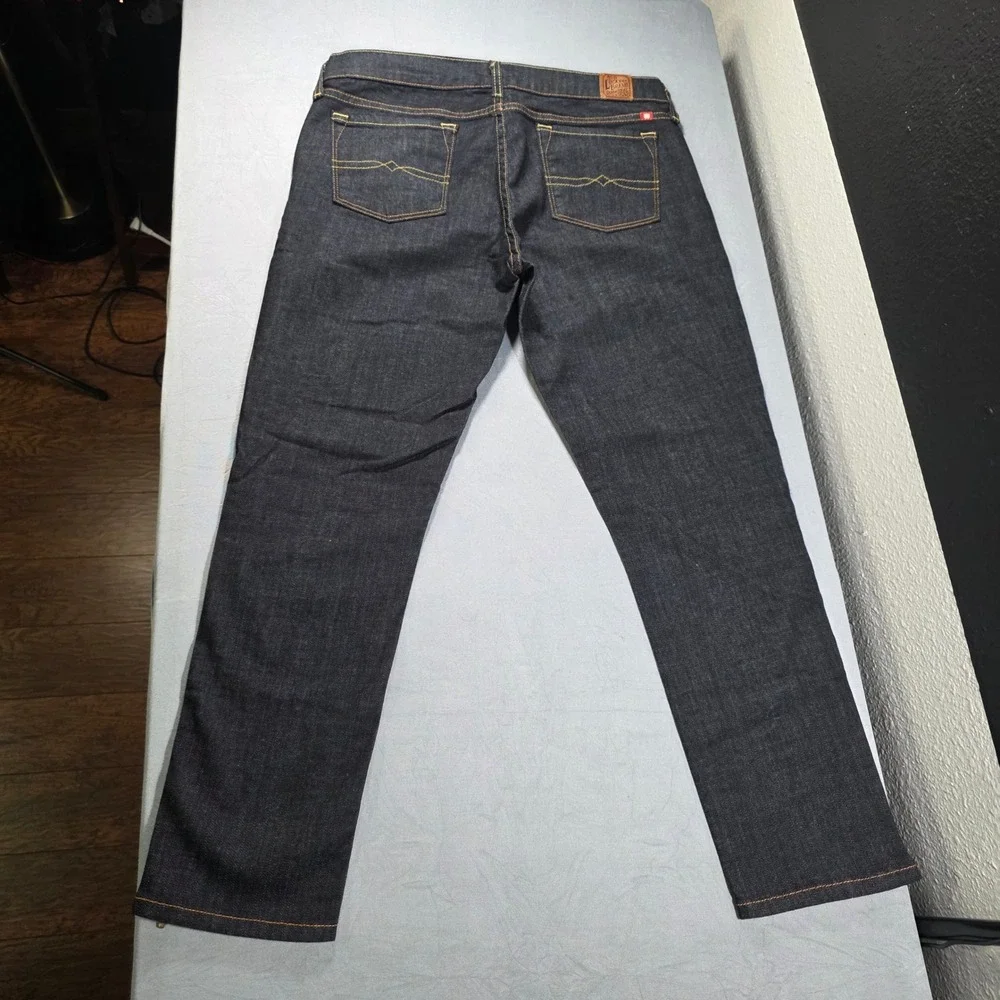 Lucky Brand Zoe Skinny Ankle Crop Jeans Womens 10/30 Dark Wash